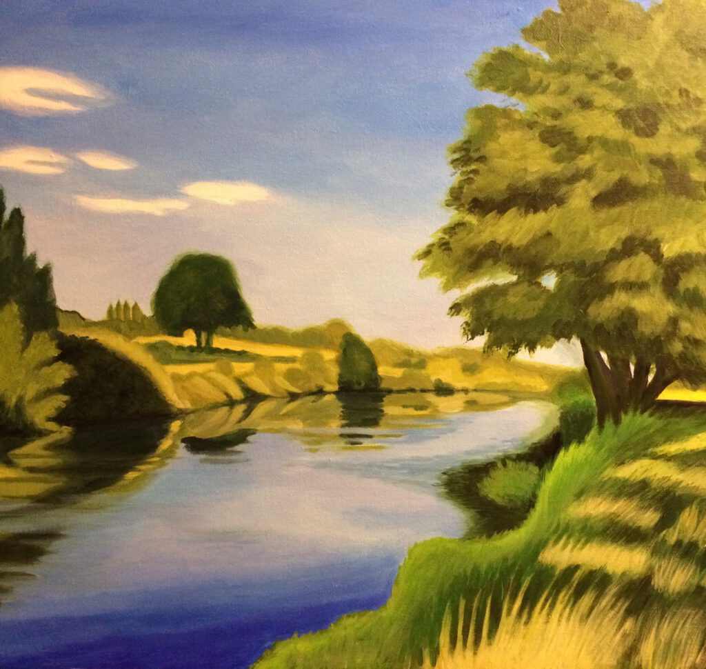 Große Weide an der Lahn