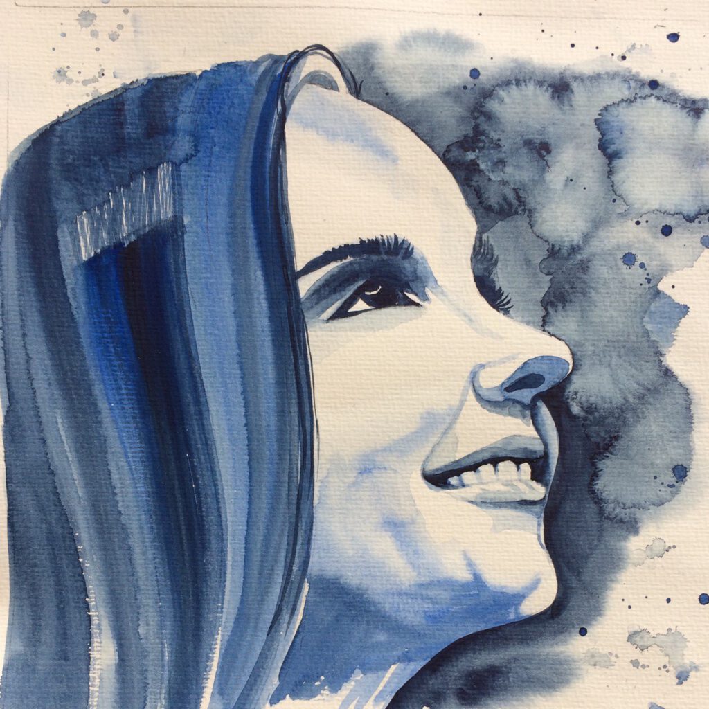 look up